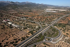 High Way Prints: Hghway near Santa Maria del Cami, Mallorca, Balearic Islands, Spain, Europe