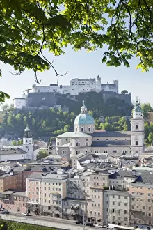 Austrian Culture Prints: High angle view of the Old Town