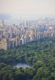 Images Dated 25th May 2009: High angle view of Upper West Side and Central Park, Manhattan, New York City