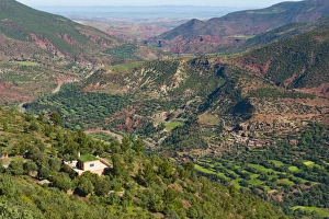 High Atlas Prints: High Atlas, Tizi n Tichka Pass, outside Marrakech, Morocco, North Africa, Africa