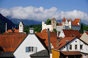 Fussen Prints: The High Castle, Fussen, Bavaria, Germany, Europe