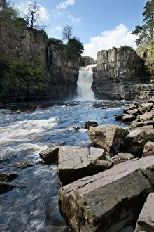 Flowing Water Prints: High Force in Upper Teesdale, County Durham, England