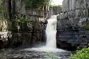 High Force Waterfall, 70 feet (21 m) high, Upper Tees dale, County Durham