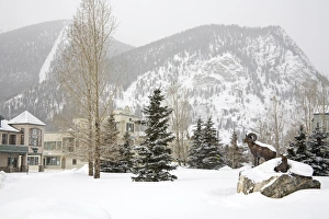 Rocky Mountain Prints: High on a Mountain sculpture by Stephen LeBlanc