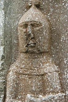 High relief of a warrior, Jerpoint Abbey, County Kilkenny, Leinster High relief of a warrior, Jerpoint Abbey, County Kilkenny, Leinster