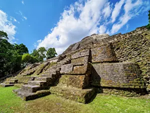 Preserved Prints: High Temple, Lamanai Archaeological Reserve, Orange Walk District, Belize