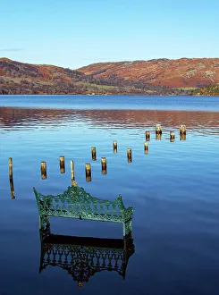 Pole Prints: High water, Ullswater shore, Glenridding
