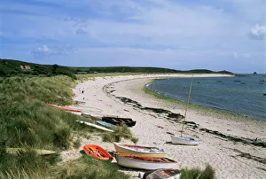 Scilly Isles Prints: Higher Town Bay, St. Martins, Isles of Scilly, United Kingdom, Europe