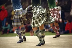 Images Dated 10th April 2008: Highland dancing competition, Skye Highland Games, Portree, Isle of Skye