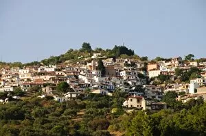 Images Dated 27th August 2008: Hill town of Glossa, Skopelos, Sporades Islands, Greek Islands, Greece, Europe