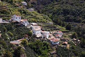 Masca Prints: The hillside village of Masca, Tenerife, Canary Islands, Spain, Europe