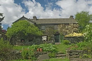 Lake District Collection: Hilltop, the home of Beatrix Potter, from the kitchen garden, Near Sawrey