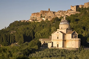 Montepulciano Prints: The hilltop village of Montepulciano, Tuscany, Italy, Europe