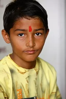 Images Dated 3rd May 2008: Hindu boy, Dubai, United Arab Emirates, Middle East