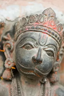 Images Dated 9th March 2009: Hindu god Hanuman, Varanasi, Uttar Pradesh, India, Asia