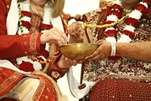 Hindu wedding at Bhaktivedanta Manor, Watford, Hertfordshire, England, United Kingdom