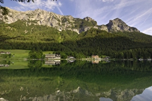 Images Dated 19th June 2008: Hintersee lake near Ramsau, Berchtesgaden, Bavaria, Germany, Europe