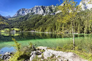 Hintersee Lake, Reiteralpe Mountain, Ramsau, Berchtesgadener Land, Berchtesgaden National Park