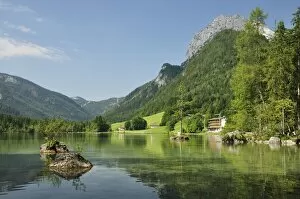 Images Dated 14th July 2010: Hintersee and Reiteralpe, Berchtesgadener Land, Bavaria, Germany, Europe