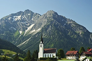 Austrian Culture Prints: Hirschegg, Kleines Walsertal, Austria, Europe