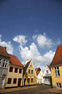 The historic part of Aabenraa, Jutland, Denmark, Scandinavia, Europe