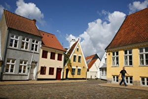 Quaint Prints: The historic part of Aabenraa, Jutland, Denmark, Scandinavia, Europe