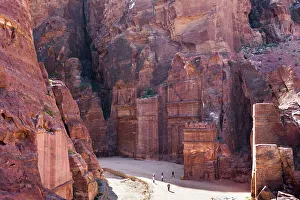 History Enthusiasts Prints: Historic and archaeological Nabataean city of Petra