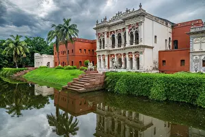 Activities Prints: Historic architecture and water reflections in Sonargaon showcasing rich cultural heritage in Bangladesh