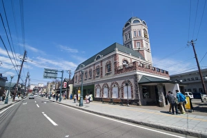 Pavements Prints: Historic building in Sakaimachi street, Otaru, Hokkaido, Japan, Asia