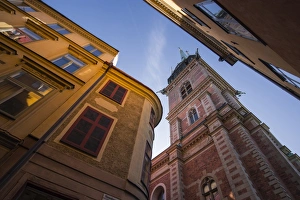 Stockholm Prints: Historic buildings in Gamla Stan, Stockholm, Sweden, Scandinavia, Europe