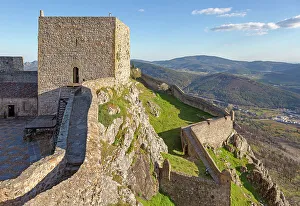 Historic castle, medieval village of Marvao, Portalegre district, Alto Alentejo, Portugal, Europe