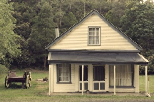Nostalgia Prints: Historic cottage, Wallhalla Historic Township, Victoria, Australia, Pacific