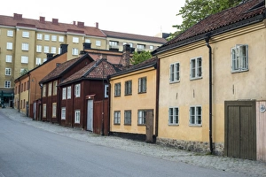 Stockholm Prints: Historic homes in Nytorget, Sodermalm, Stockholm, Sweden, Scandinavia, Europe