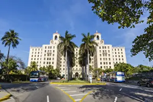 Malecon Prints: The historic Hotel Nacional de Cuba located on the Malecon in the middle of Vedado