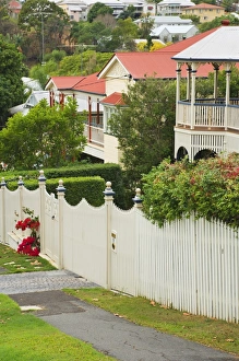 Patio Prints: Historic houses, Paddington, Brisbane, Queensland, Australia, Pacific