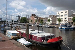Rotterdam Prints: The historic inner city harbour of Delfthaven, Rotterdam, Netherlands, Europe