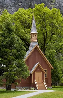 Local Landmarks Prints: Historic Interdenominational Chapel (Yosemite Community church), Yosemite Valley