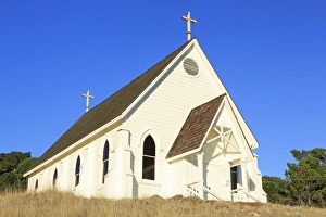 Marin County Prints: Historic Old St. Hilarys Church