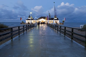 Mecklenburg Vorpommern Prints: The historic Pier in Ahlbeck on the Island of Usedom