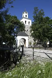 Historic stone Church of Holy Cross, Rauma, UNESCO World Heritage Site