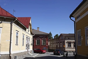 Images Dated 18th June 2009: Historic street and wooden housing in Old Town, UNESCO World Heritage Site