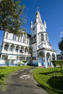 Town Hall Prints: Historic Town Hall, Georgetown, Guyana, South America