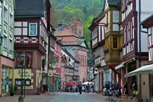 Images Dated 26th April 2008: The Historic town of Miltenberg, Franconia, Bavaria, Germany, Europe