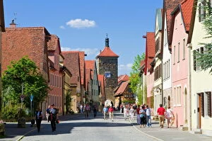 Bavaria Gallery: The historic town of Rothenburg ob der Tauber, Franconia, Bavaria, Germany, Europe