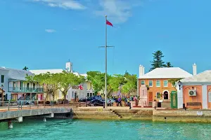 Flag Pole Prints: Historic Town of St. George's