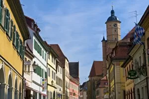 Images Dated 27th April 2008: The historic town of Volkach, Franconia, Bavaria, Germany, Europe
