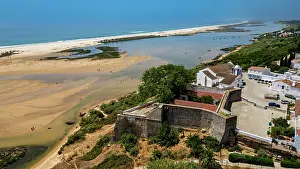 Dunes Prints: Historic village Cacela Velha offers views of coastline and river in Faro