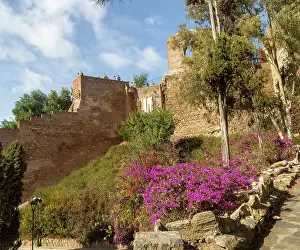 Photographer Prints: Historic walled defences to Moorish citadel fortress palace of the Alcazaba