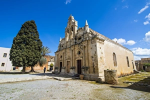 Arkadi Prints: Historical Arkadi monastery, Crete, Greek Islands, Greece, Europe