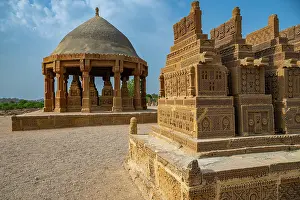 Burial Prints: Historical Chaukhandi tombs display intricate stone carvings in Karachi